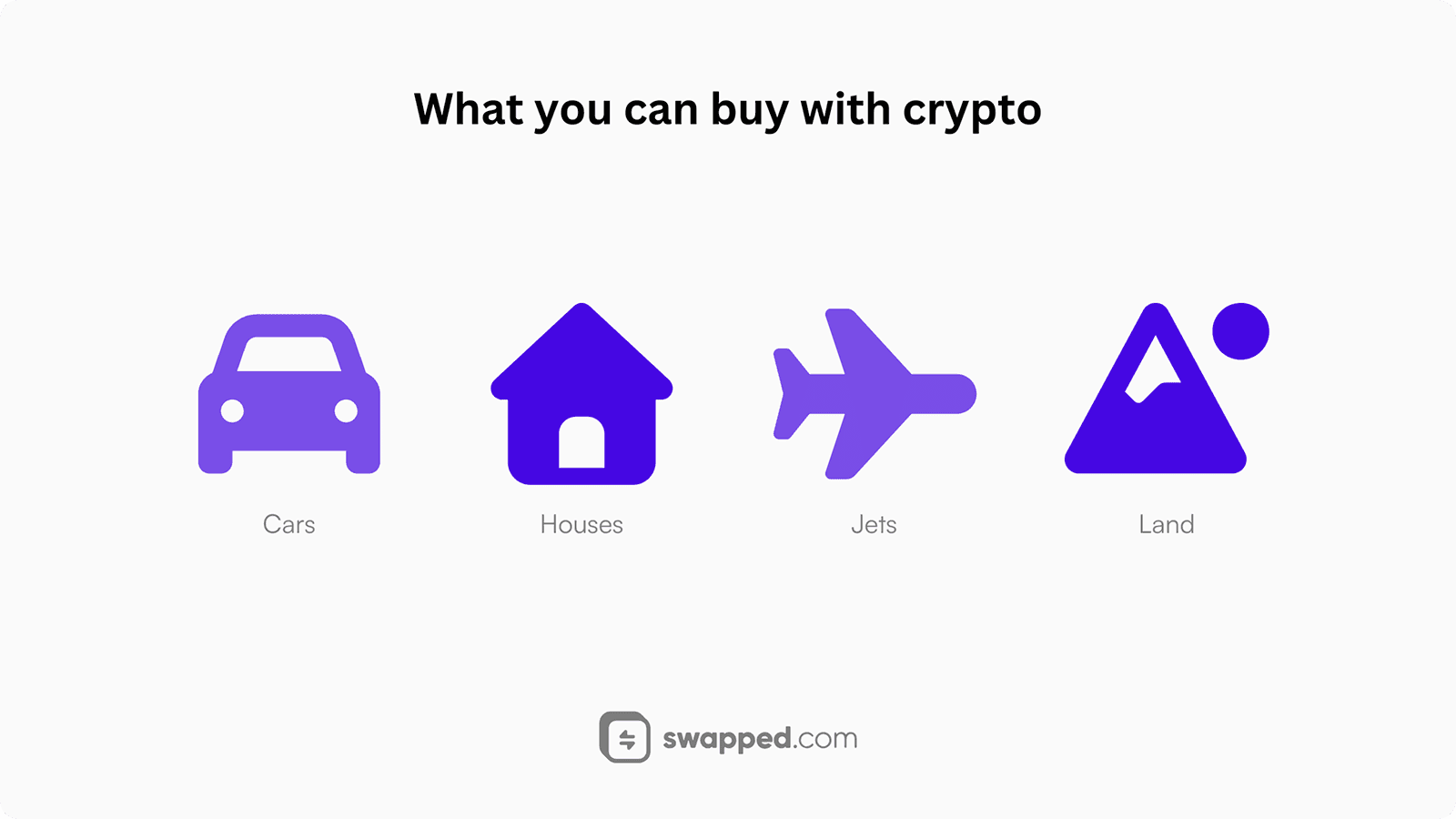 What you can buy with crypto