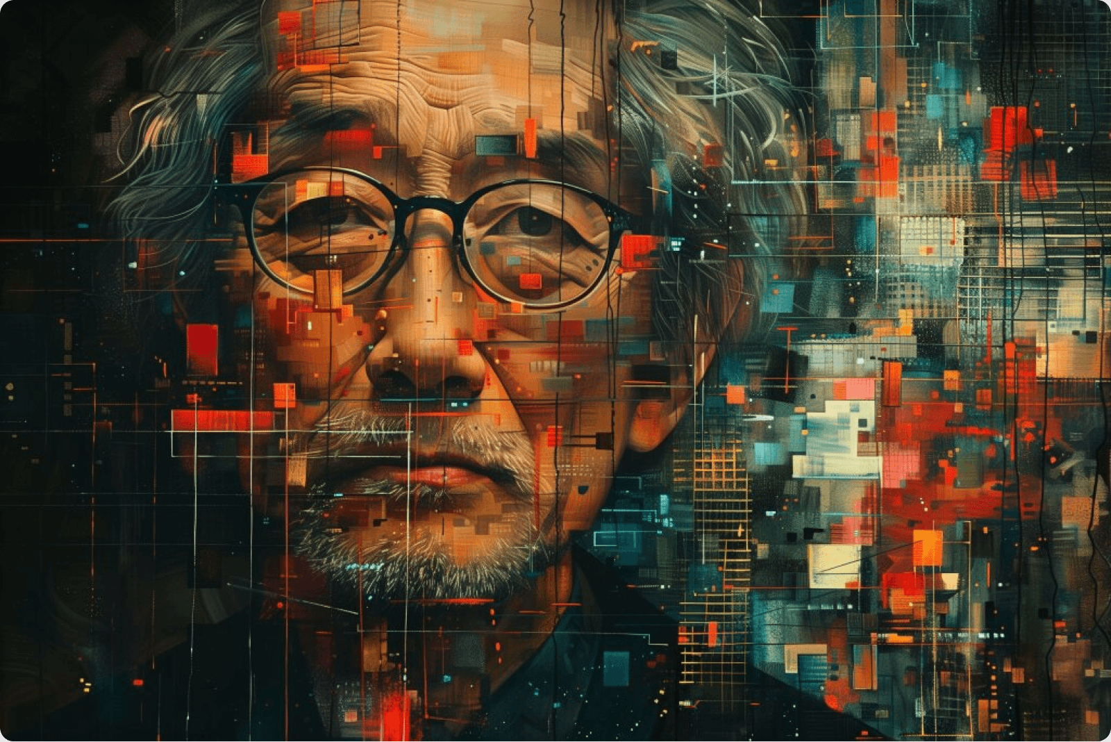 An abstract representation of Satoshi Nakamoto